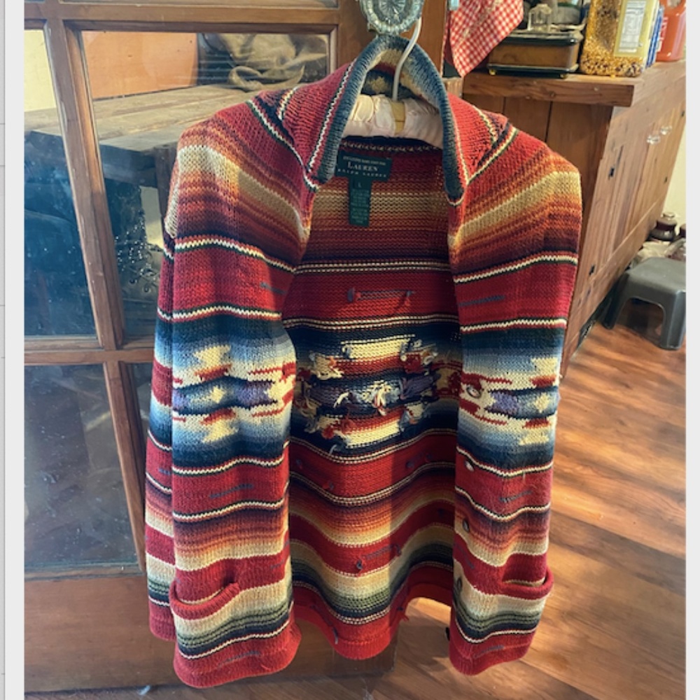 Ralph Lauren Hand Knit Sweater size L